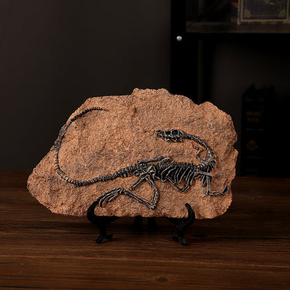 Dinosaur-Themed Decorative Fossil Sculpture Homeandso