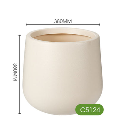 Textured Round Modern Planter Homeandso