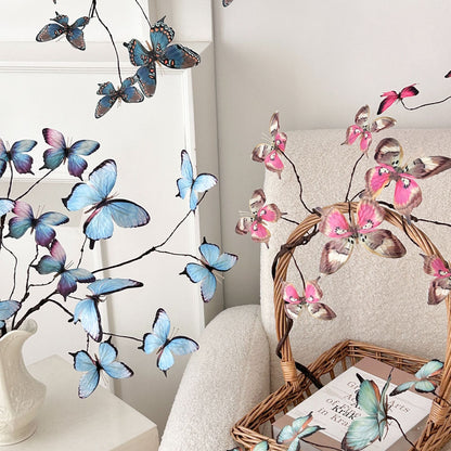 Decorative Butterfly Stem for Home Floral Display