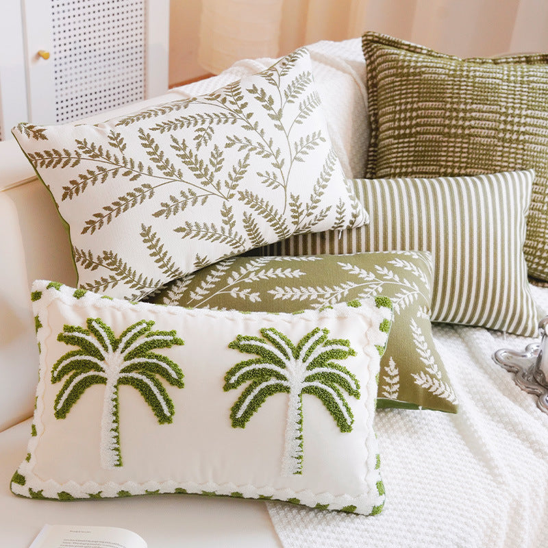 Botanical Print Decorative Throw Pillow