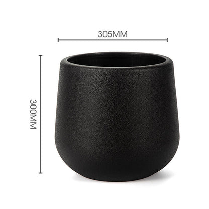 Textured Round Modern Planter Homeandso