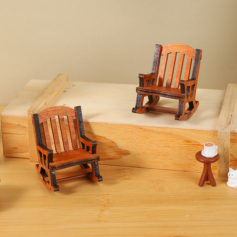 Miniature Decorative Wooden Bench Homeandso