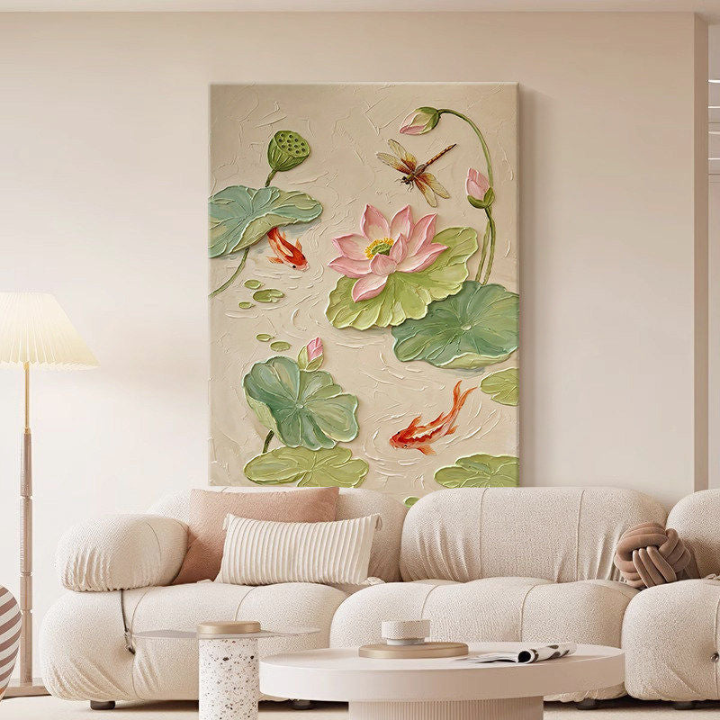 Nature-Inspired Textured Canvas Wall Art Homeandso