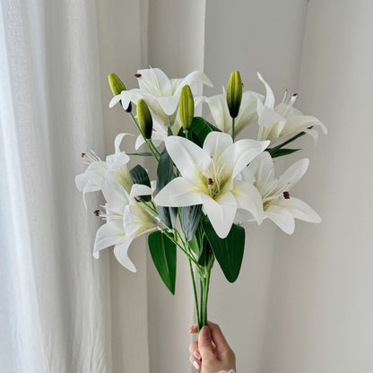 Decorative Faux Lily Stem for Floral Arrangements