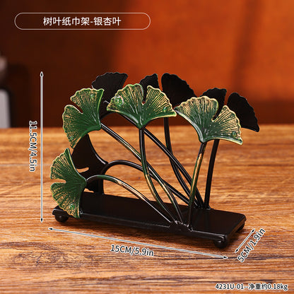 Decorative Ginkgo Leaf Desk Organizer Homeandso
