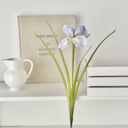 Elegant Faux Iris Floral Arrangement