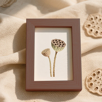 Decorative Botanical Illustration Frame