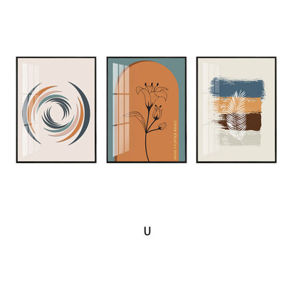 Framed Geometric Landscape Art Set Homeandso