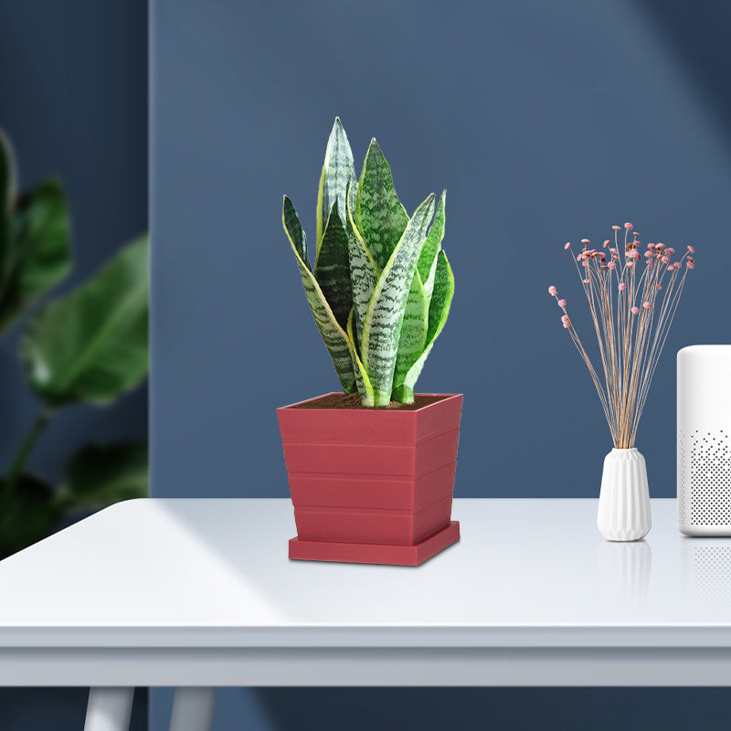 Modern Stackable Plastic Plant Container Homeandso
