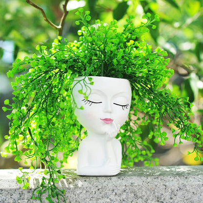 Creative Abstract Portrait Planter Homeandso