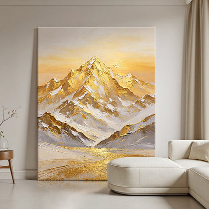 Textured Mountain Range Canvas Art Homeandso