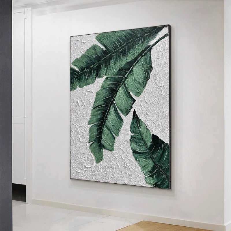 Tropical Leaf Canvas Artwork Homeandso