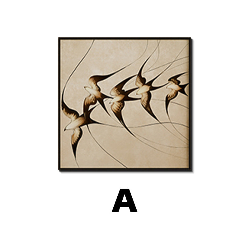 Elegant Framed Bird Silhouette Wall Art Homeandso