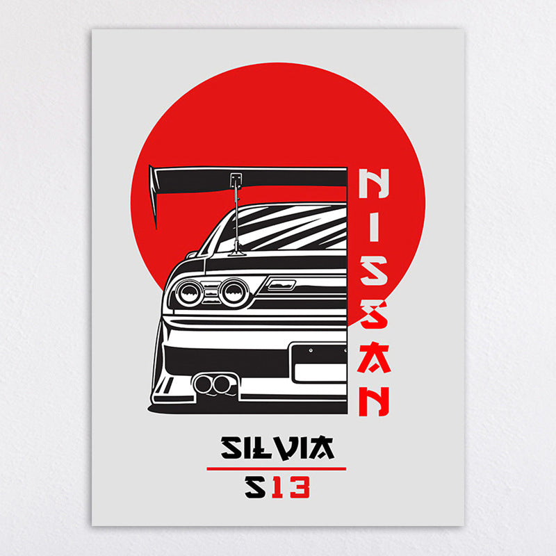 Automotive Art Print Homeandso
