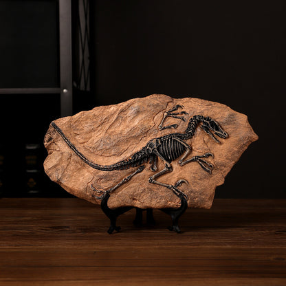 Dinosaur-Themed Decorative Fossil Sculpture Homeandso