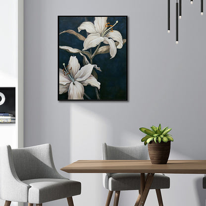 Elegant Floral Canvas Artwork Homeandso