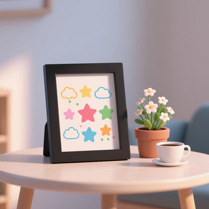 Playful Decorative Artwork Frame
