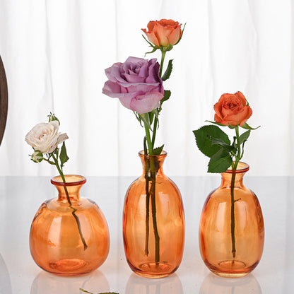 Artistic Glass Bud Vase Set