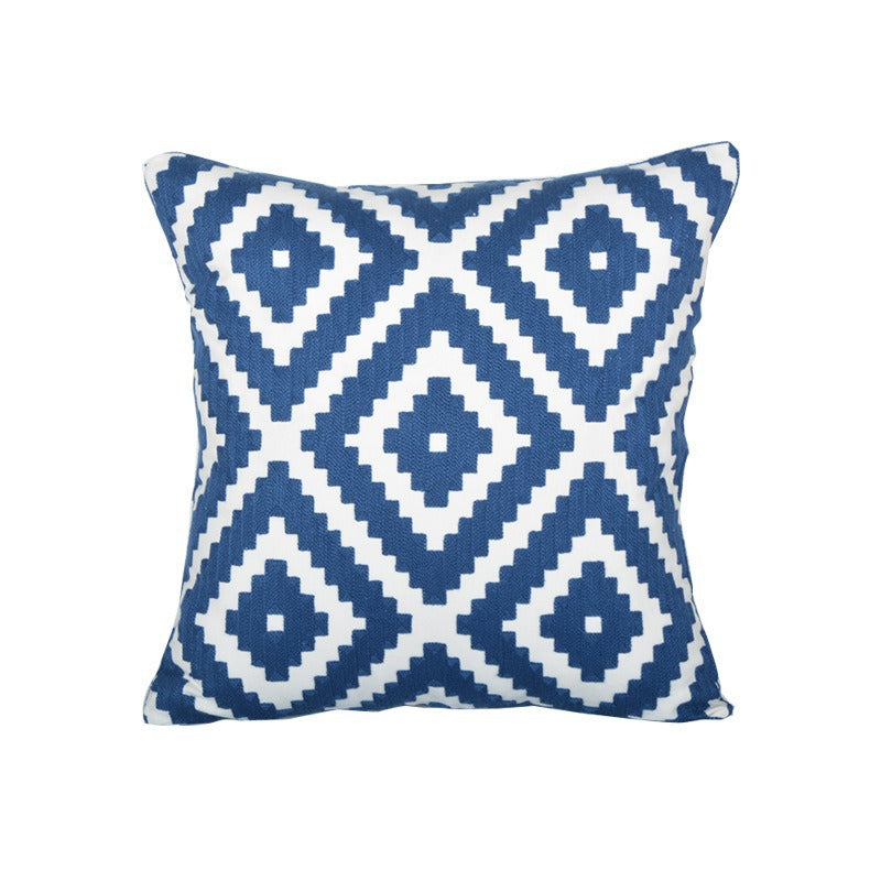 Geometric Patterned Throw Pillow