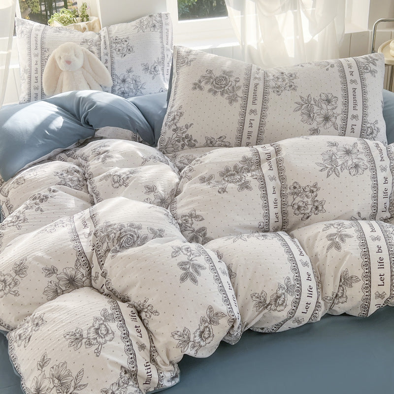 Playful Cartoon Animal-Themed Bedding Set Homeandso