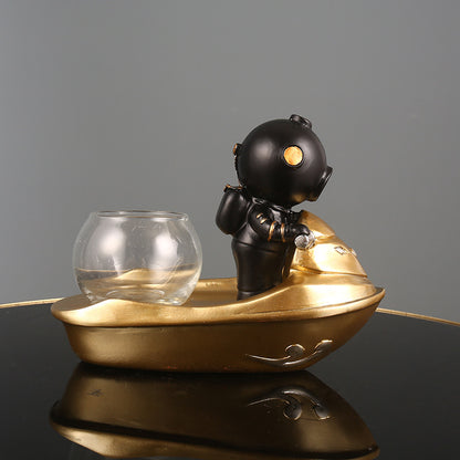 Decorative Diver Figurine Homeandso