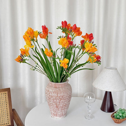 Elegant Faux Freesia Floral Stem