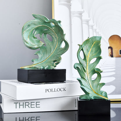 Decorative Leaf Sculpture Homeandso