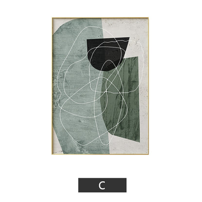Abstract Framed Line Art Homeandso