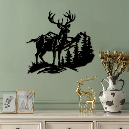 Metal Deer Wall Art Homeandso