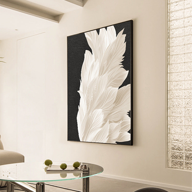 Elegant Floral Textured Wall Art Homeandso