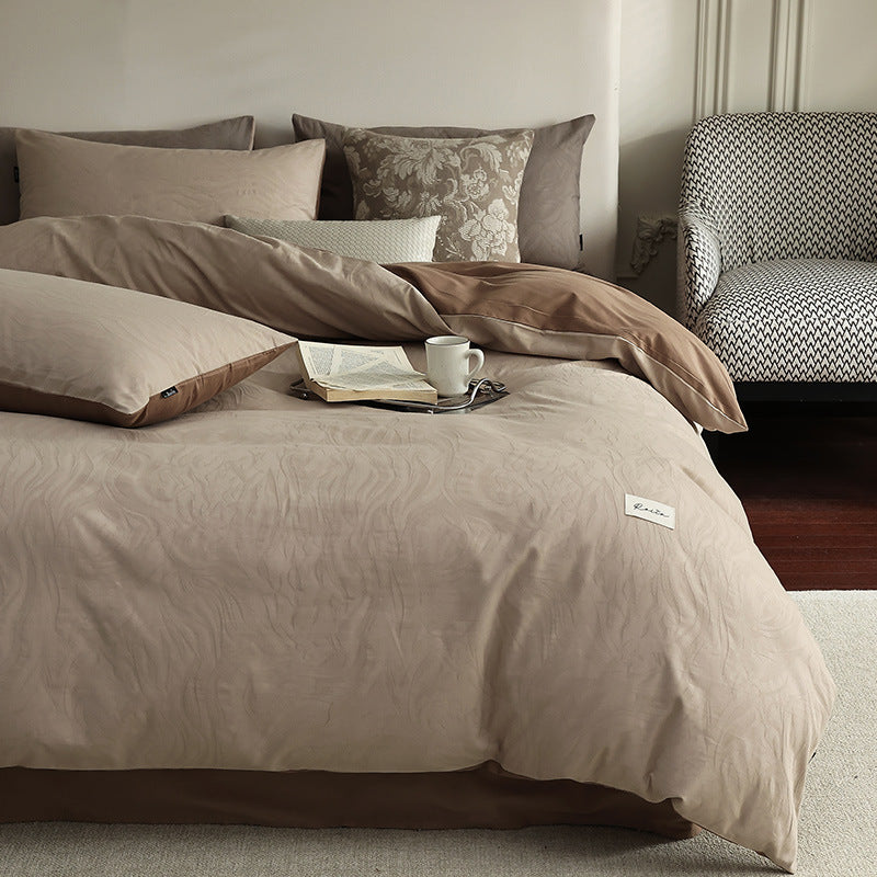 Luxurious Soft Satin Bed Cover Set Homeandso