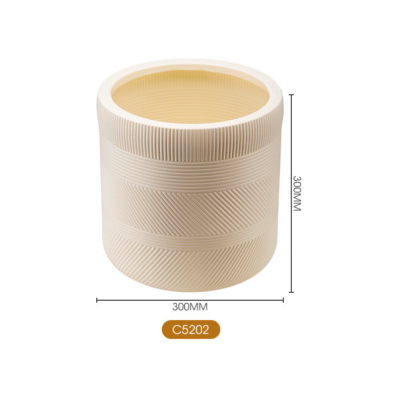 Textured Decorative Plant Pot Homeandso
