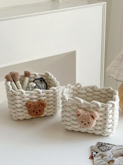 Cozy Decorative Knitted Storage Basket