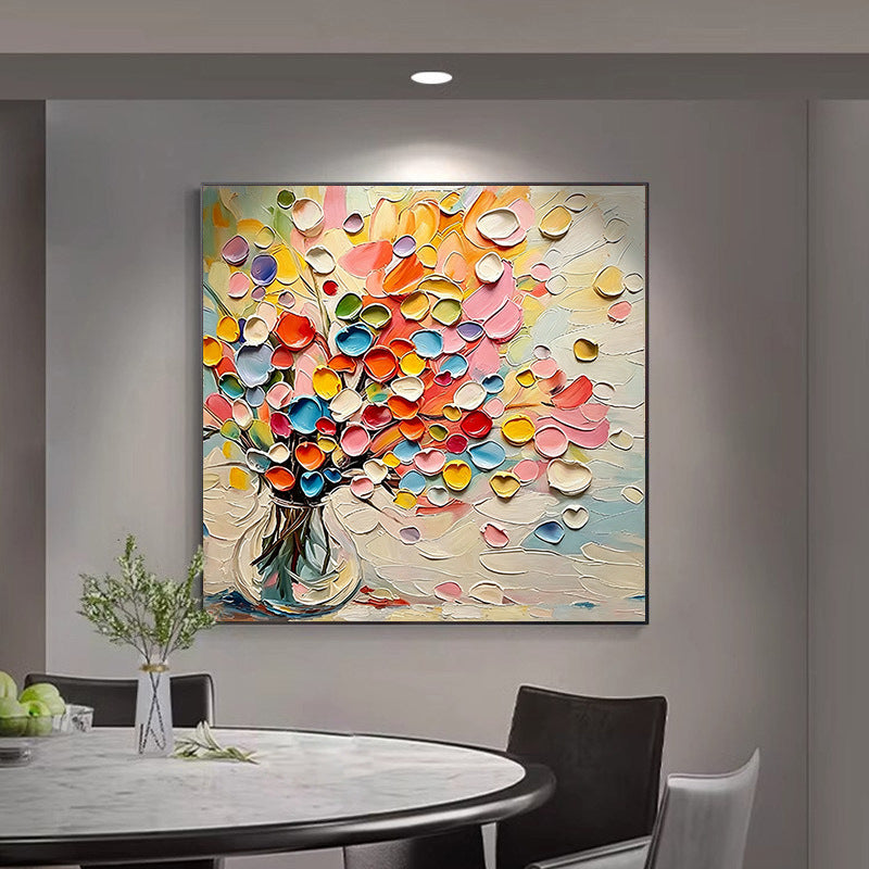 Impressionistic Floral Canvas Art Homeandso