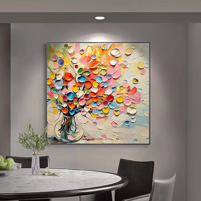 Impressionistic Floral Canvas Art Homeandso