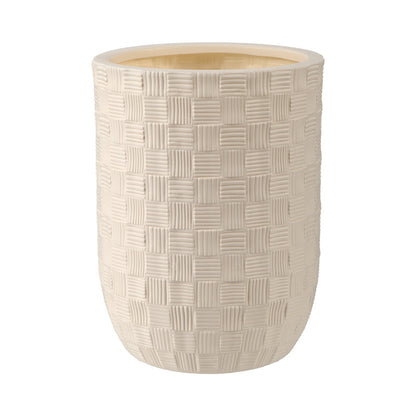 Textured Woven Ceramic Planter Homeandso