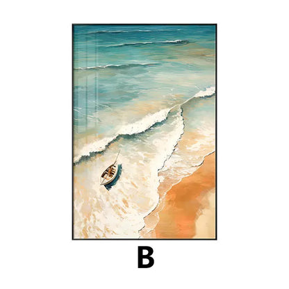 Coastal Ocean View Framed Artwork Homeandso