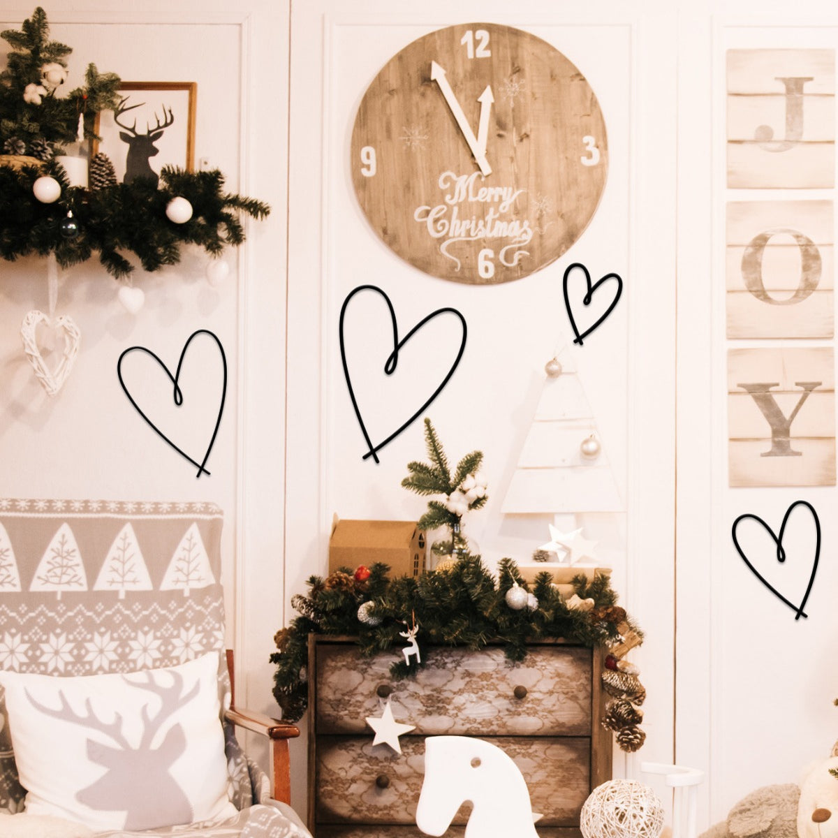 Heart-Shaped Decorative Wall Art Homeandso