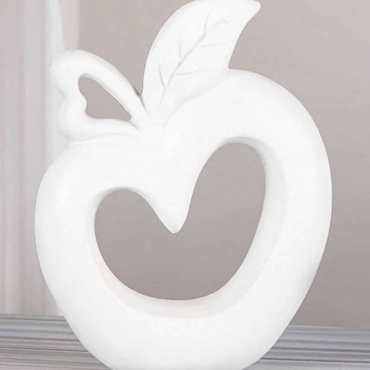 Contemporary Apple-Shaped Sculpture Homeandso