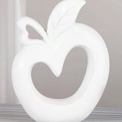 Contemporary Apple-Shaped Sculpture Homeandso