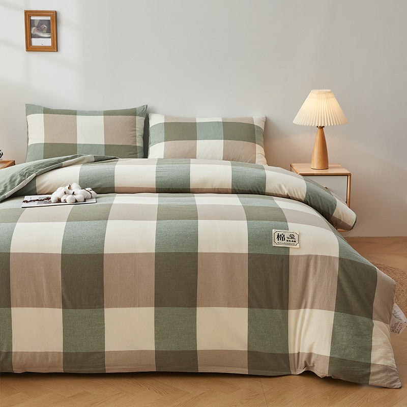 Luxurious Striped Duvet Cover Set