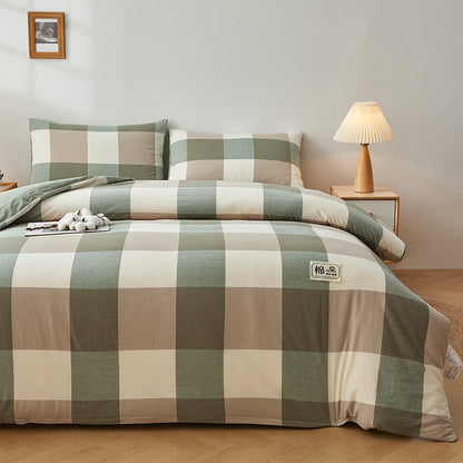 Luxurious Striped Duvet Cover Set