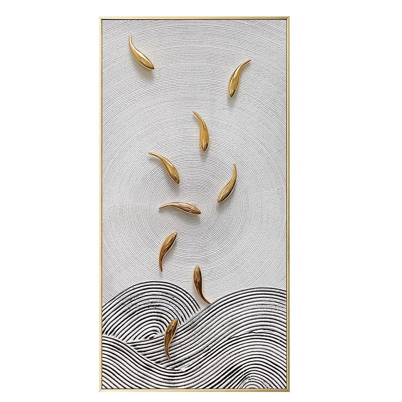 3D Abstract Wave Sculpture Art Homeandso