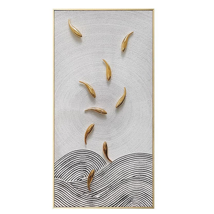 3D Abstract Wave Sculpture Art Homeandso