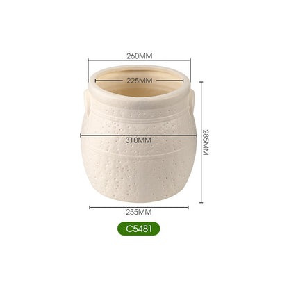Textured Ceramic Flower Planter Homeandso