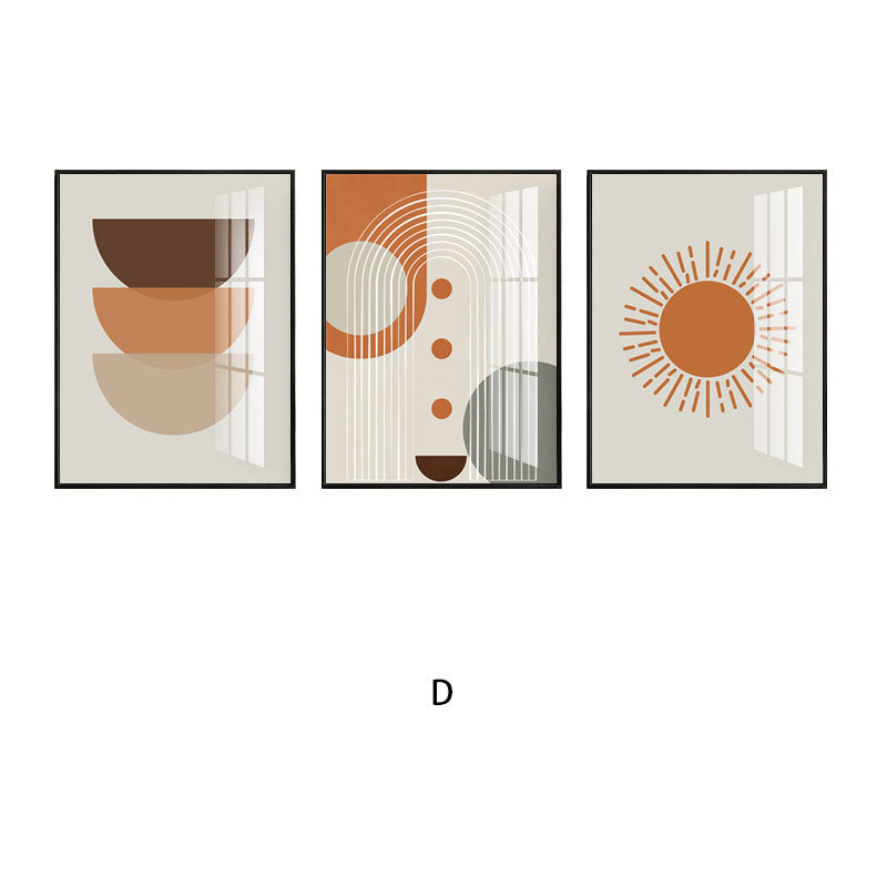 Framed Geometric Landscape Art Set Homeandso