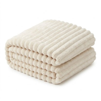 Premium Textured Fleece Deken