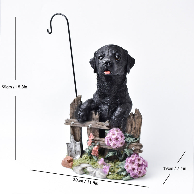 Garden Decor Dog Statue Homeandso