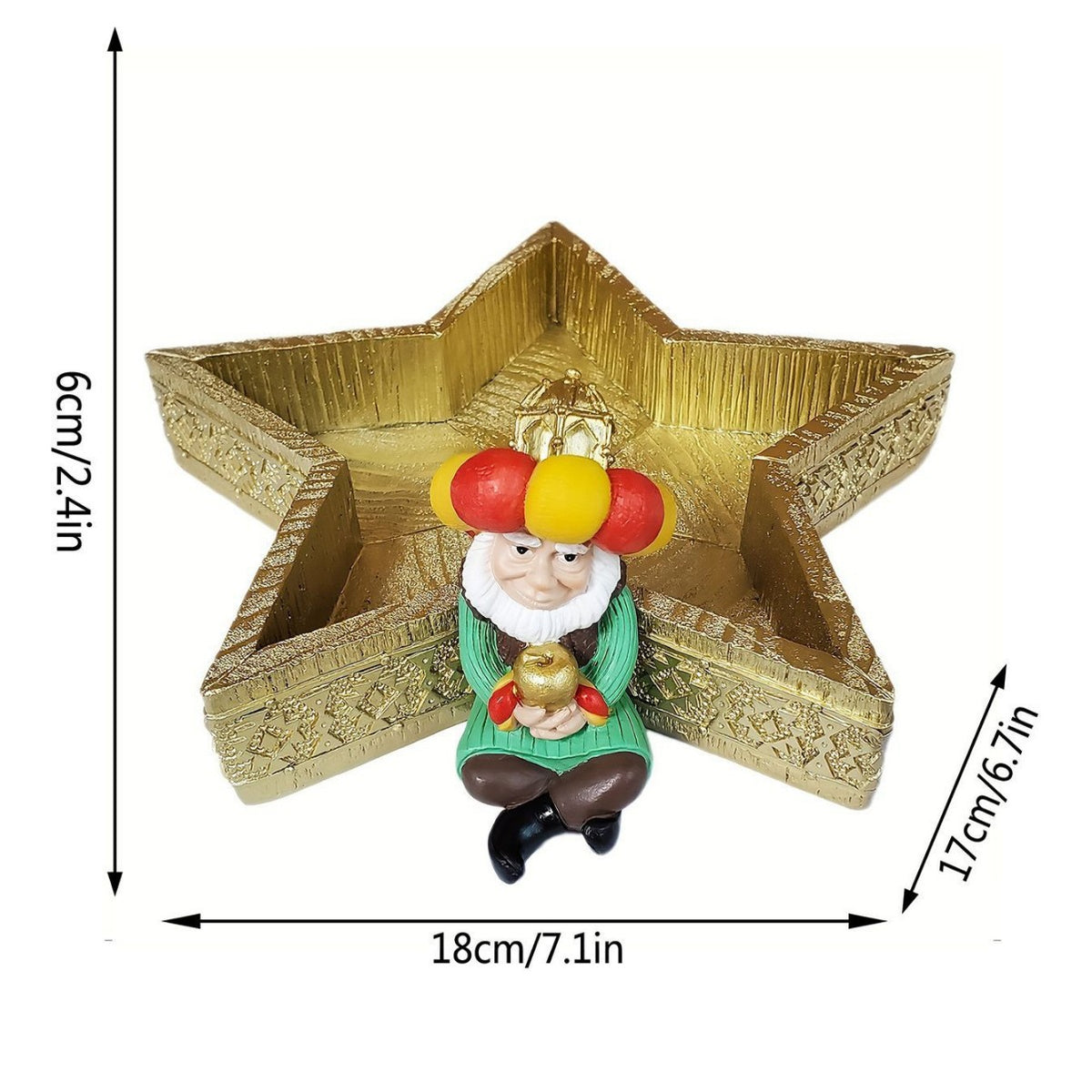 Decorative Trash Can Figurine Homeandso