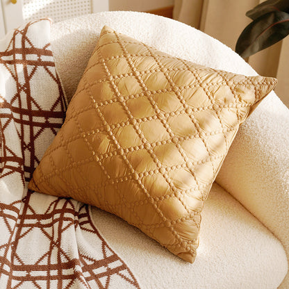 Luxurious Faux Fur Square Decorative Pillow